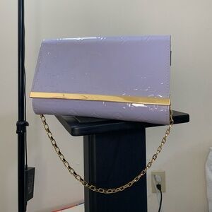 RARE Louis Vuitton Lilac Vernis Ana Bag with dust bag+crossbody strap🩷